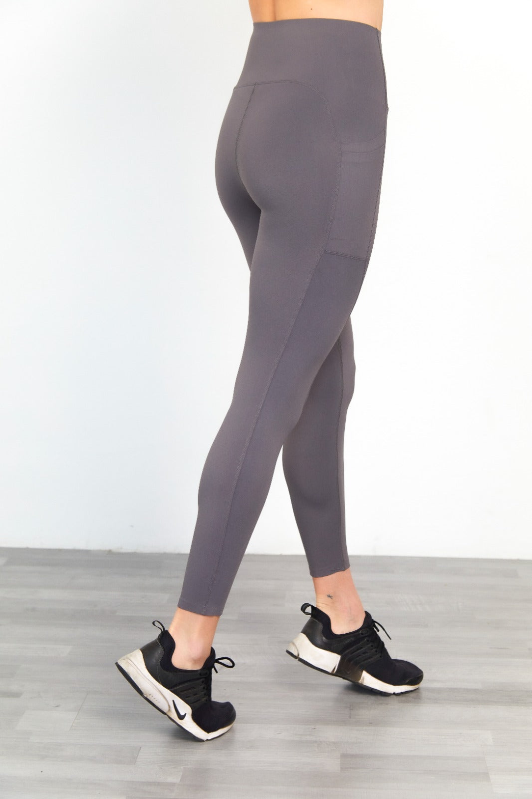 Leggings de Entreno Mujer con Bolsillos Laterales y Cintura Alta