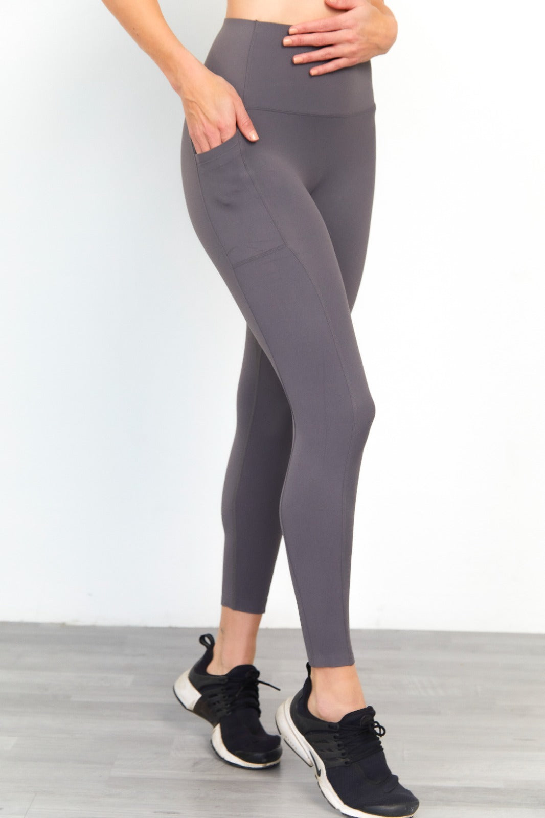 Leggings de Entreno Mujer con Bolsillos Laterales y Cintura Alta