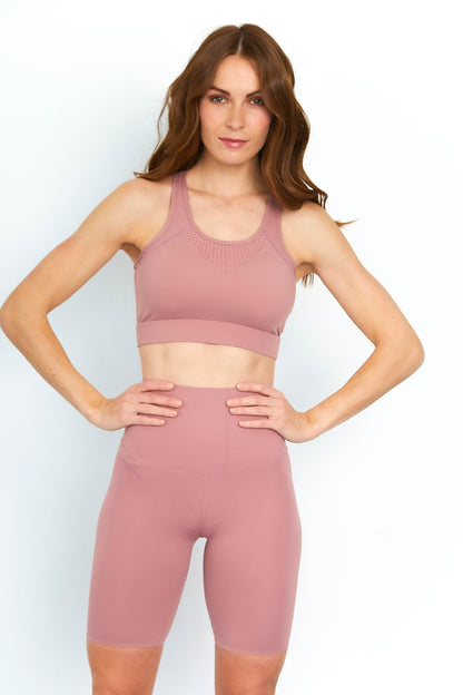 Conjunto Deportivo para Mujer - Top y Leggings Cortos de Alto Rendimiento